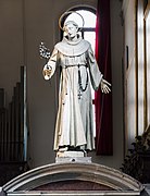 Wood statue of St. Antony by Girolamo Campagna