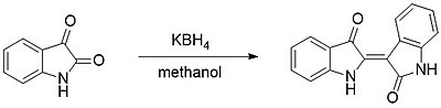 Isatin dimerization