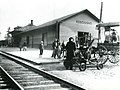Illinois Central Depot in Kosciusko, 1920