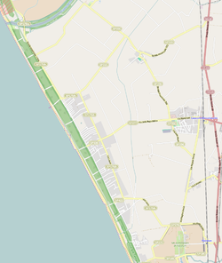 OSM map of Laura including part of Paestum, Capaccio Scalo, Gromola, Cafasso and the Sele river mouth