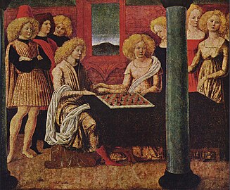 Liberale da Verona, The Chess Players, c. 1475 (The Metropolitan Museum of Art)