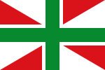 Flag of Orozko, Biscay, Basque County, Spain