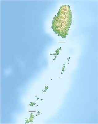 Location map Saint Vincent and the Grenadines