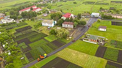 The village from above