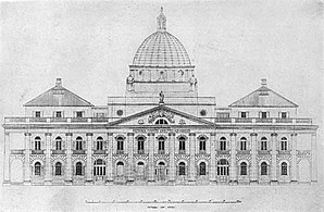 拟建最高法院大楼立面图（1899年）