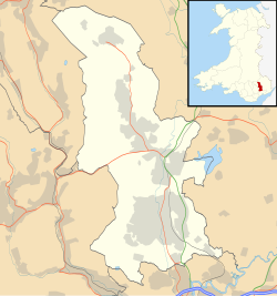 Robevans123/sandbox/All Saints, Llanfrechfa is located in Torfaen