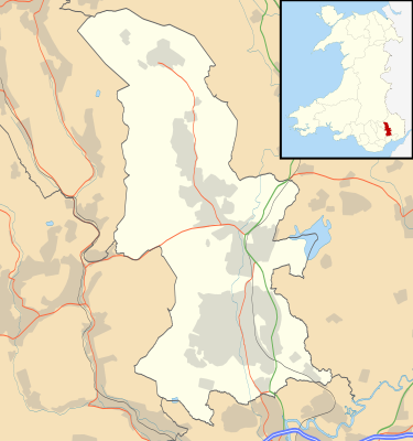 Location map Wales Torfaen