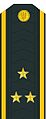 Kapitan of the 1st rank insignia of the Ukrainian Navy (1995-2016)