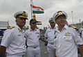 Israeli VAdm. Ram Rutberg with Kumar and other personnel