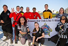 Trekkies at a Brisbane on Parade event. Star Trek enthusiasts are one of the best-known examples of a pop culture oeuvre having a cult following.