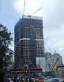 Construction on August 7, 2011.