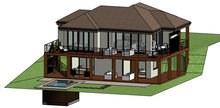 Example of 3D modeling in Revit 2015