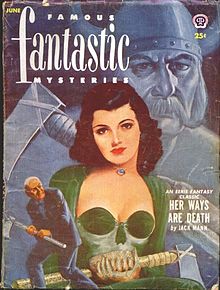 Cover of Famous Fantastic Mysteries, June 1952