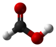 3D model of formic acid