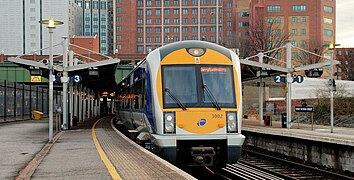 NIR service in 2011 on the Derry~Londonderry railway line.