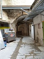 A remain of the wall of Jaffa near the Flea Market