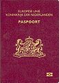 2006年签发的荷兰生物识别护照的封面
