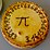a pie with the first digits of pi written on it