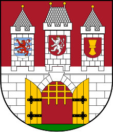 The coat of arms of Prague 3