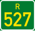 Regional route R527 shield