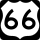 Business U.S. Highway 66 marker