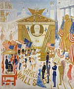 1939 oil painting by by Florine Stettheimer