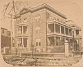 The house was shown in a 1909 postcard as the home of Patrick Calhoun.