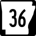 Highway 36 marker