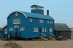 The visitor centre, formerly a lifeboat station