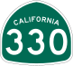 State Route 330 marker