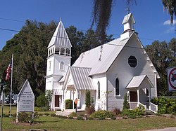 圣公会基督教堂，建于1889年