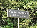 Col du Hundsruck, name sign