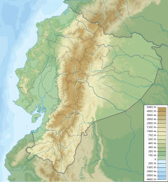 Approximate range in Ecuador