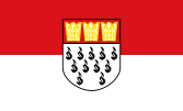 Flag of Cologne, Germany