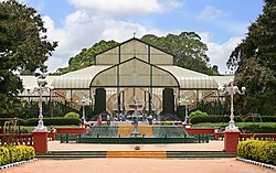 The Lalbagh Glass House in the Botanical Garden