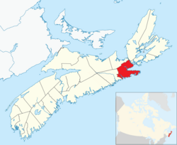 Location of the Municipality of the District of Guysborough