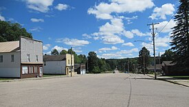 Looking south along Davis Avenue