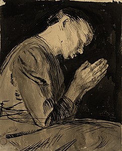 Praying woman, 1892. Musée d'art moderne et contemporain of Strasbourg