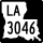 Louisiana Highway 3046 marker