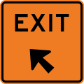 Exit marker