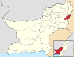 Map of Barkhan District