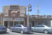 The First U.S. Post Office Building in Scottsdale (now housing Porter's Western Store) in Old Town Scottsdale. Date of construction: 1929. Date placed on Scottsdale Historic Register: May 23, 2000 by Resolution No. 5550