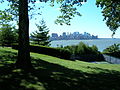 View of New York City from the campus of Stevens Institute of Technology.