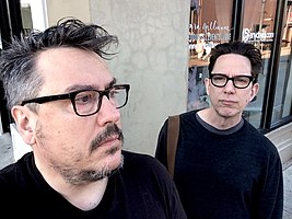 John Flansburgh (left) and John Linnell (right) in 2020