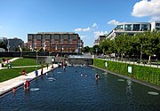 The Yards park in August 2017