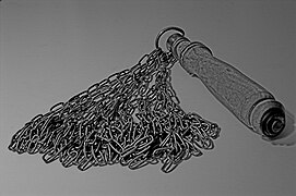 Chains used in self-flagellation