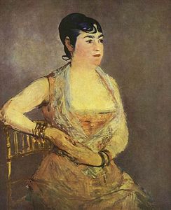 Édouard Manet: La dame en rose, Mme Martin, 1879