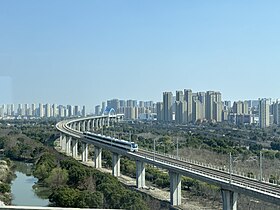 台州市域铁路S1线于境内路北