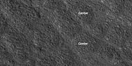 Close view of high center polygons, as seen by HiRISE under HiWish program Centers of polygons are labeled.