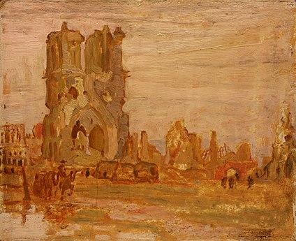 Cathedral at Ypres, Belgium, 1917, McMichael Canadian Art Collection, Kleinburg, Ontario